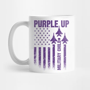 Purple Up For Military Child Mug